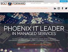 Tablet Screenshot of boltforward.com